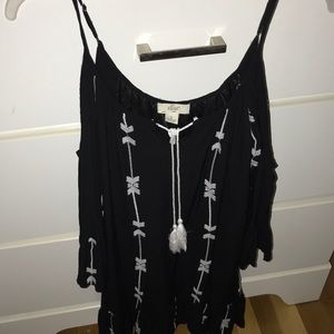 Black and white dress